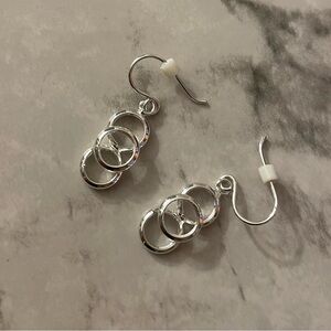 Elegant Silver Hoop Earrings